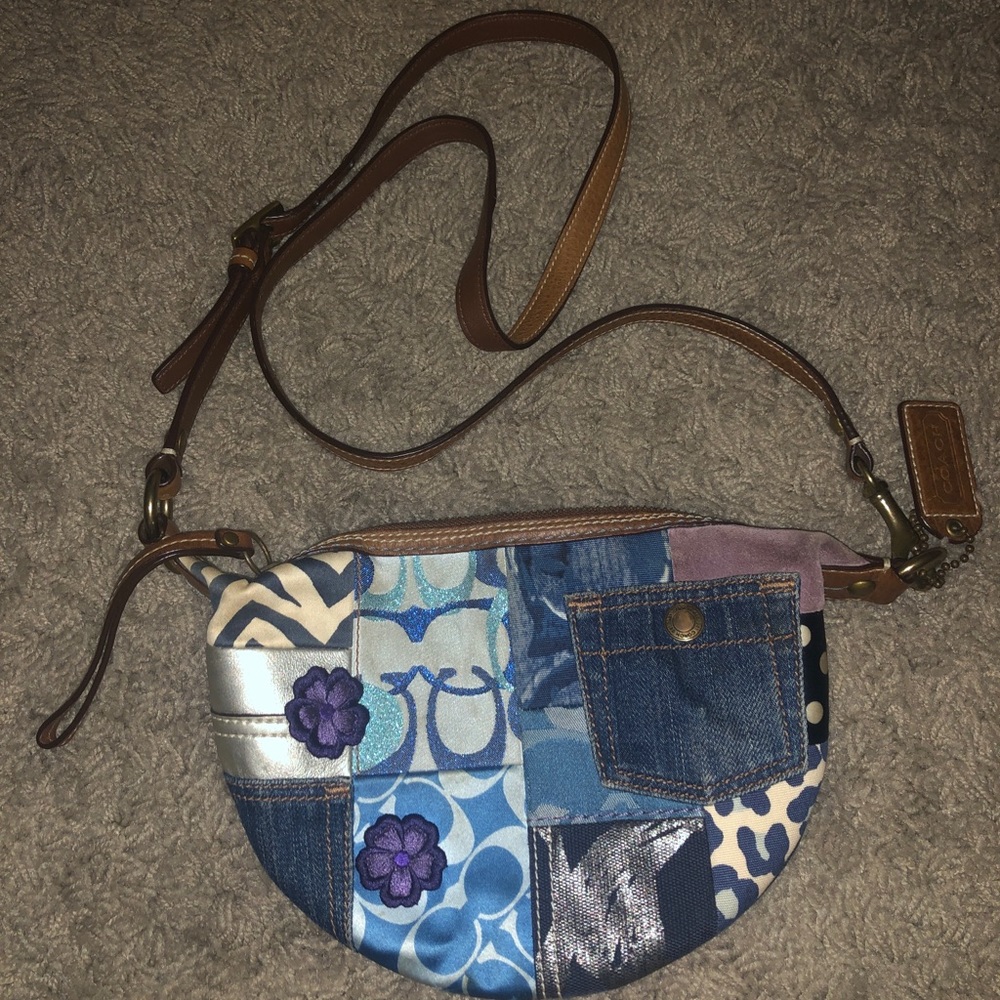 RARE Retired Coach Patchwork Purse